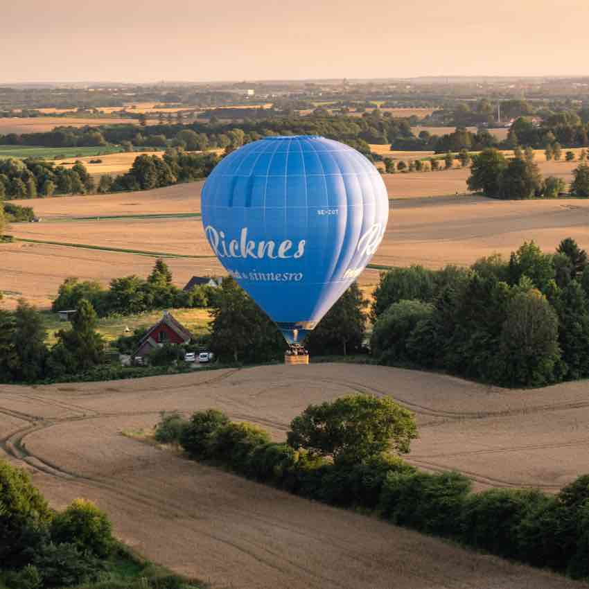 Ballonflyvning over Jylland