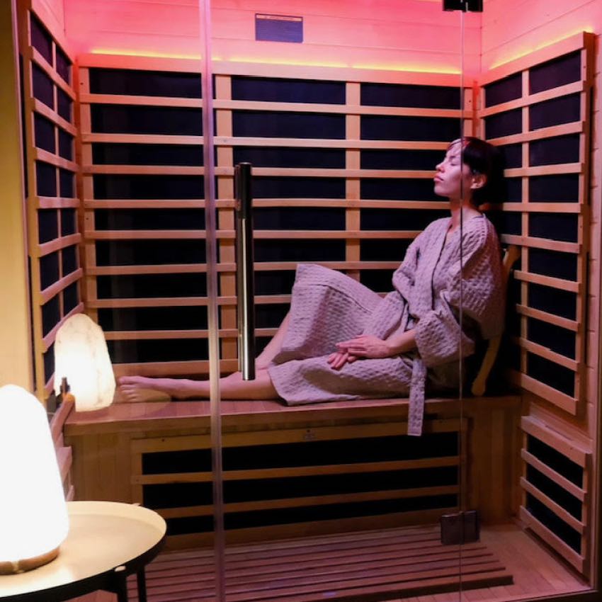 Infrarød sauna for 2 personer hos House of Salt