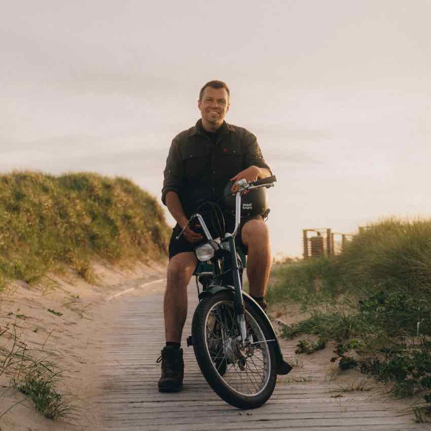 Kyst til Kyst på Puch Maxi med Maxitours