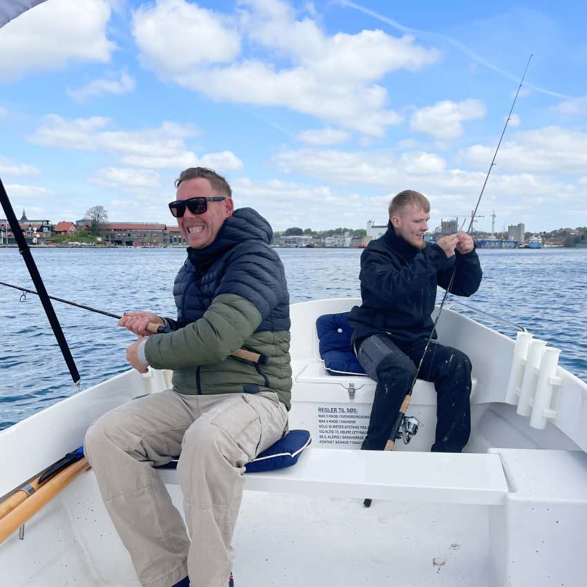 Privat fisketur i Svendborgsund med Sydfyns Bådudlejning