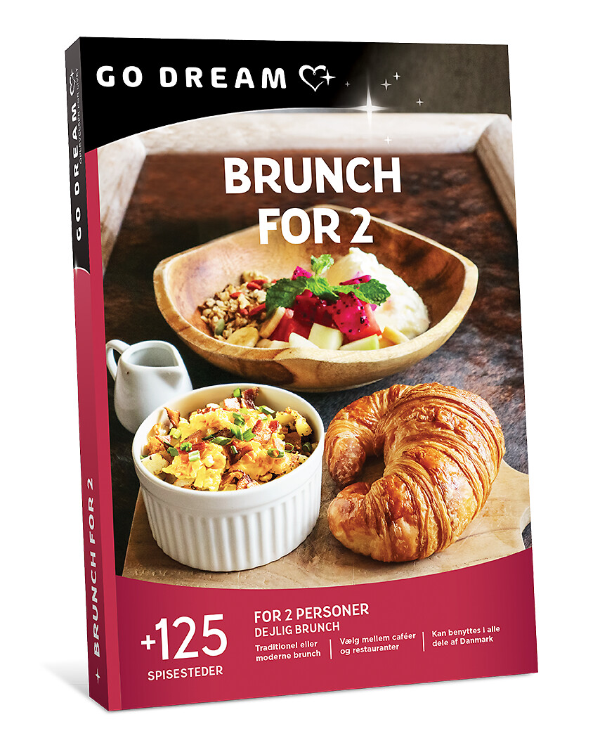 Go Dream BRUNCH FOR 2- Oplevelsesgaver GASTRONOMY