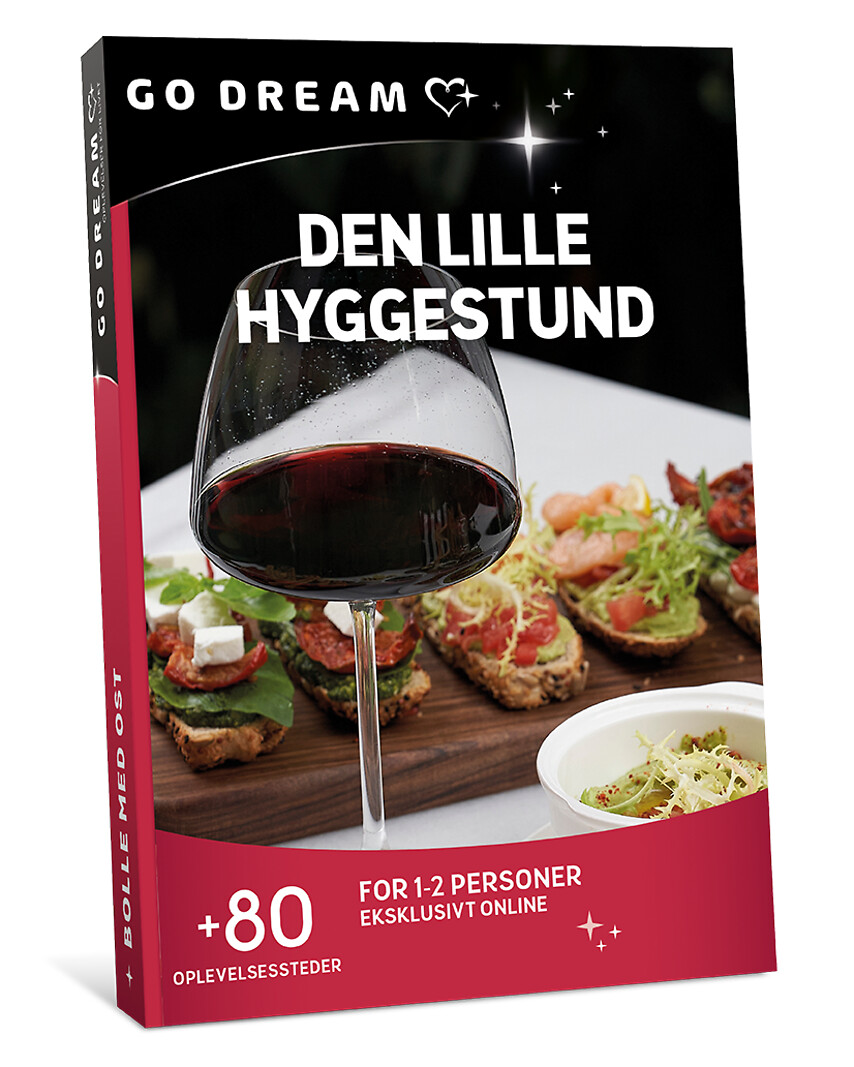 Go Dream DEN LILLE HYGGESTUND- Oplevelsesgaver GASTRONOMY Go Dream DEN LILLE HYGGESTUND- Oplevelsesgaver GASTRONOMY