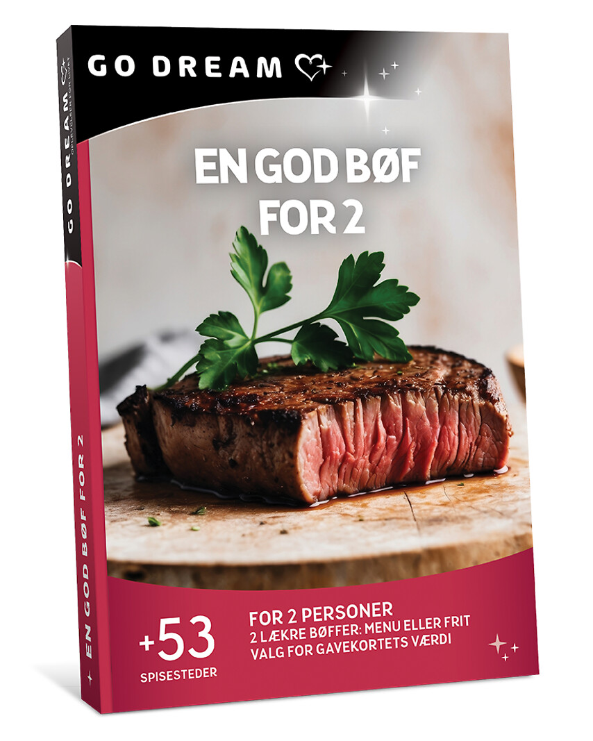 Go Dream EN GOD BØF FOR 2- Oplevelsesgaver GASTRONOMY
