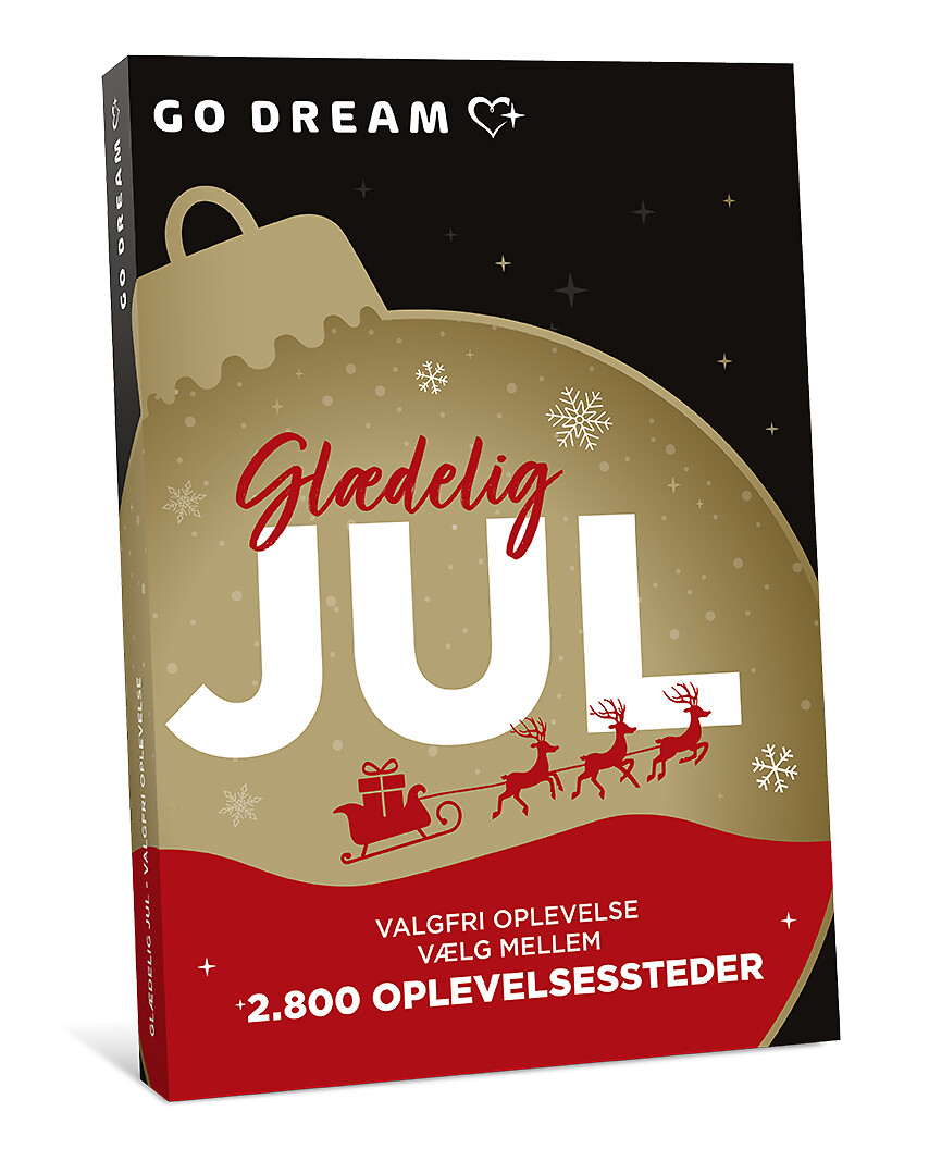 Go Dream GLÆDELIG JUL - VALGFRIT BELØB- Oplevelsesgaver MULTITHEMATIC