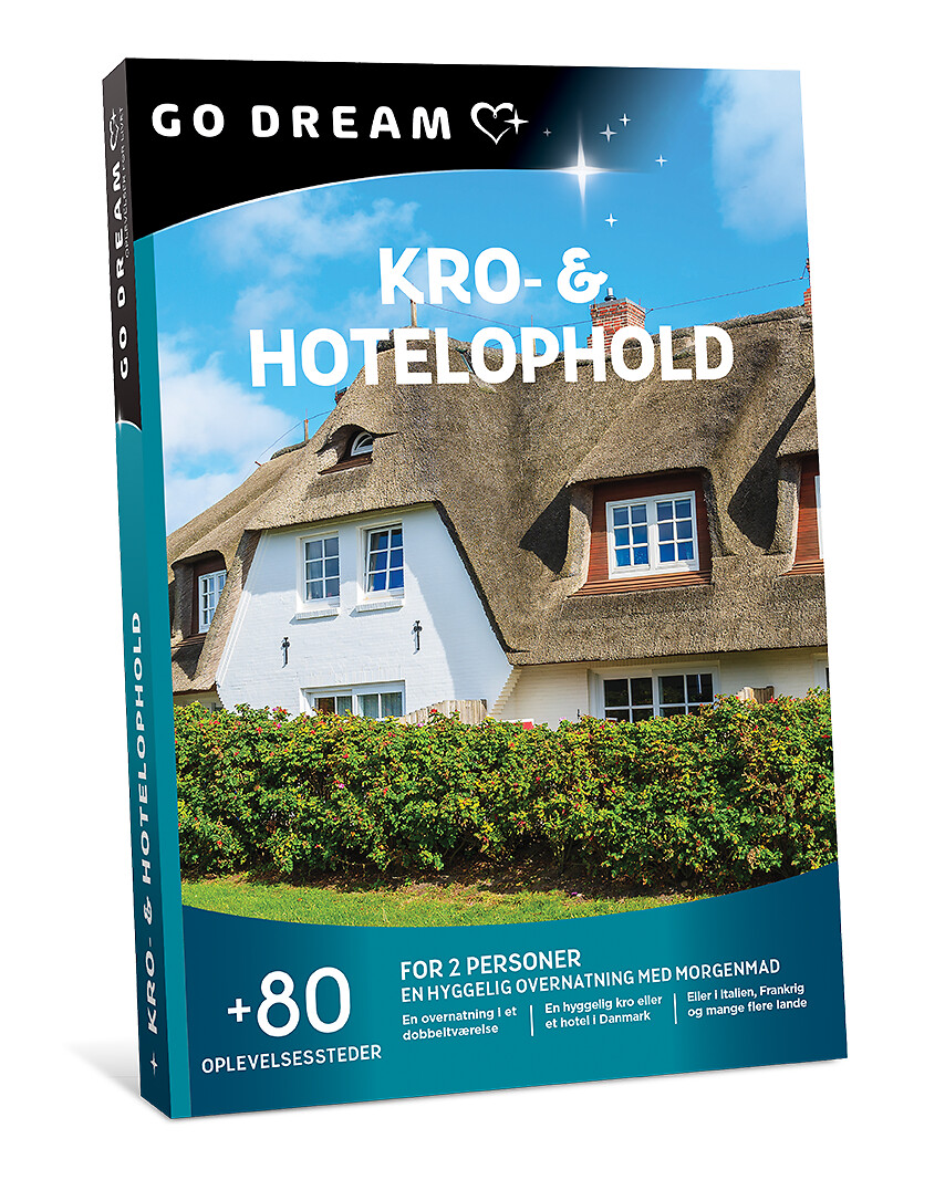 Go Dream KRO- & HOTELOPHOLD- Oplevelsesgaver STAY
