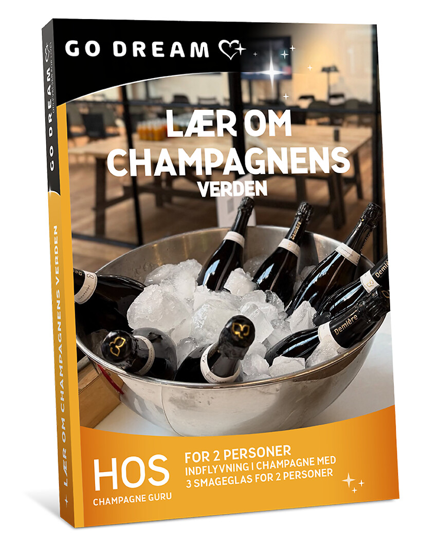 Go Dream LAER OM CHAMPAGNENS VERDEN- Oplevelsesgaver GASTRONOMY Go Dream LAER OM CHAMPAGNENS VERDEN- Oplevelsesgaver GASTRONOMY