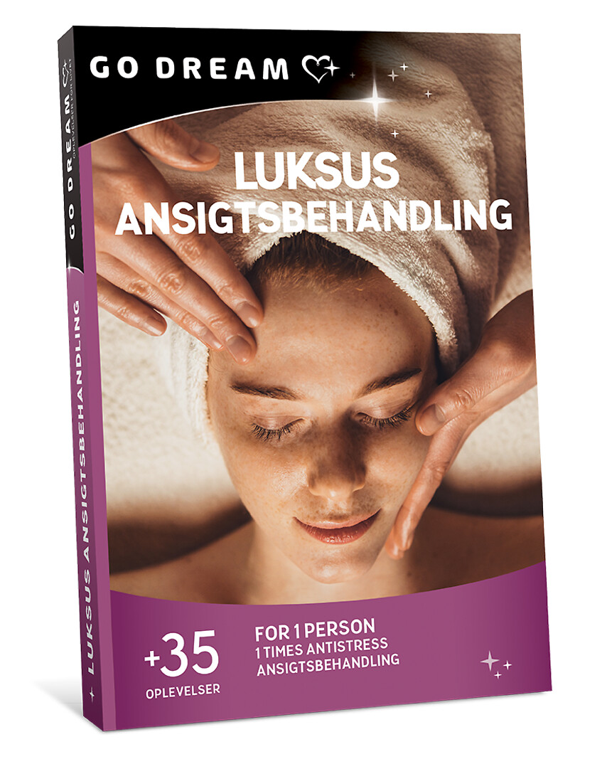 Go Dream LUKSUS ANSIGTSBEHANDLING- Oplevelsesgaver WELLNESS