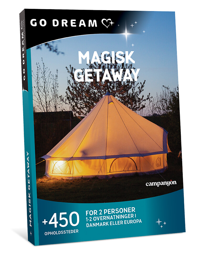 Go Dream MAGISK GETAWAY- Oplevelsesgaver STAY Go Dream MAGISK GETAWAY- Oplevelsesgaver STAY