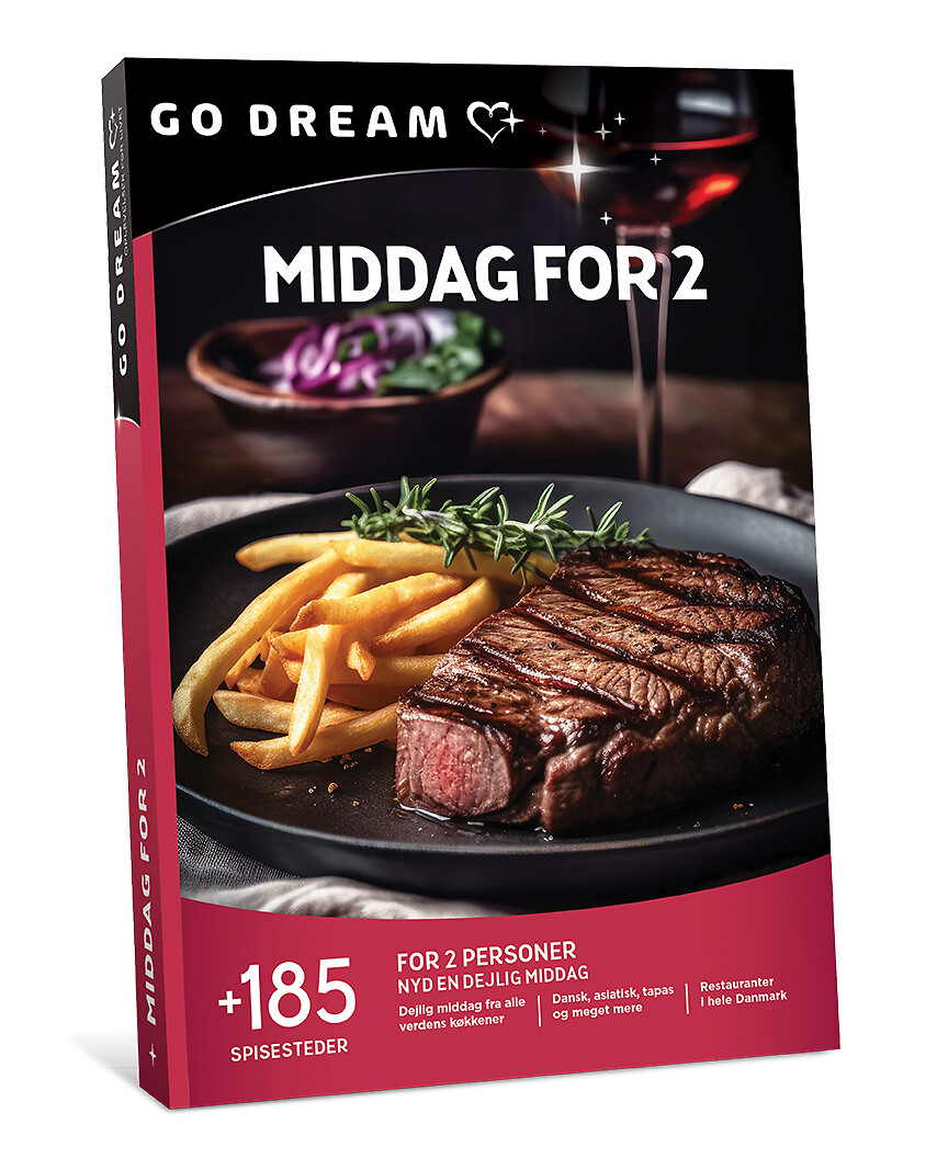Go Dream MIDDAG FOR 2- Oplevelsesgaver GASTRONOMY