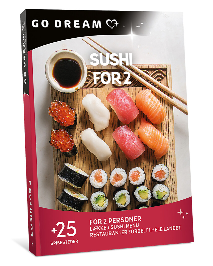 Go Dream SUSHI FOR 2- Oplevelsesgaver GASTRONOMY