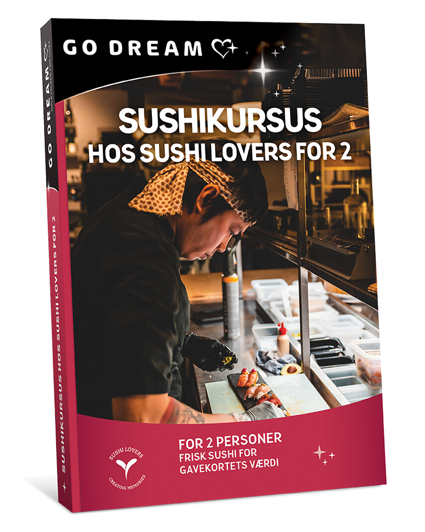 Go Dream SUSHIKURSUS FOR 2 HOS SUSHI LOVERS- Oplevelsesgaver GASTRONOMY Go Dream SUSHIKURSUS FOR 2 HOS SUSHI LOVERS- Oplevelsesgaver GASTRONOMY