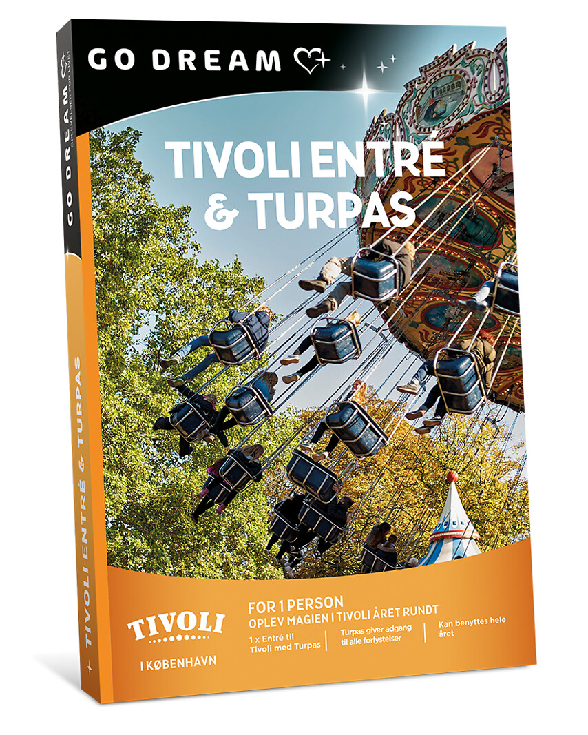 Go Dream TIVOLI ENTRÉ OG TURPAS- Oplevelsesgaver ENTERTAINMENT