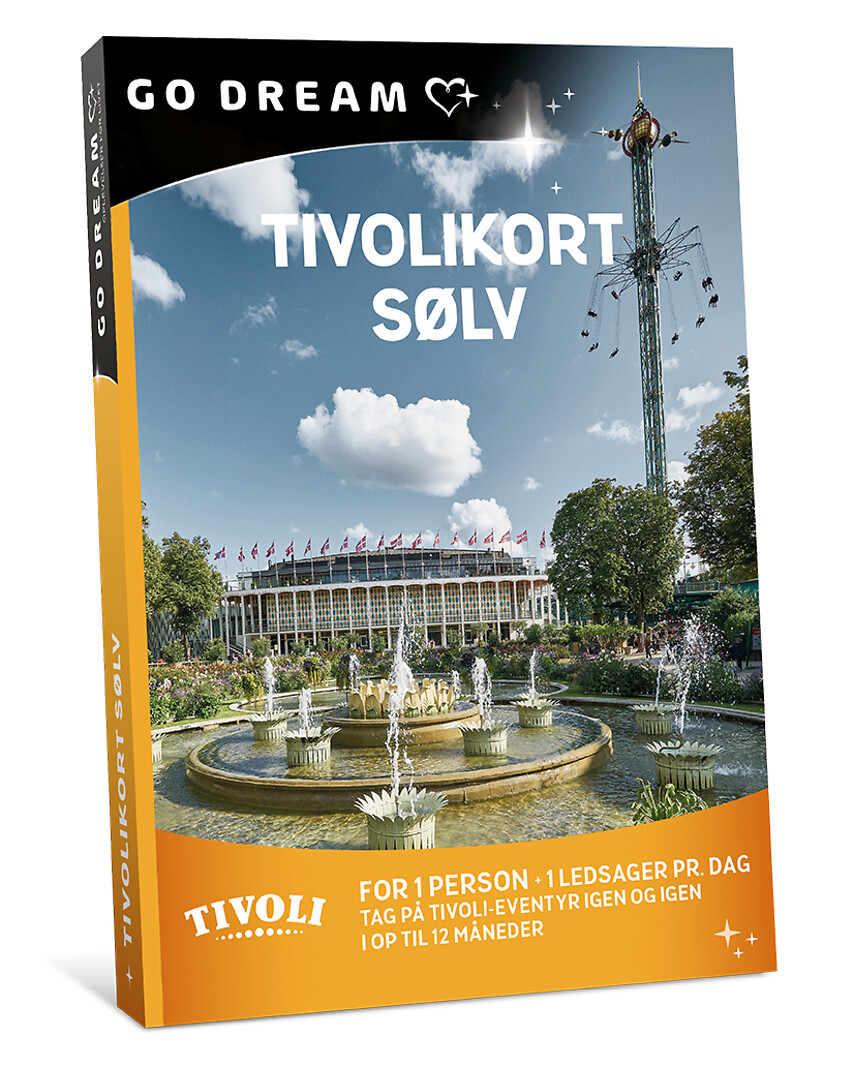 Go Dream TIVOLIKORT - SØLV- Oplevelsesgaver ENTERTAINMENT
