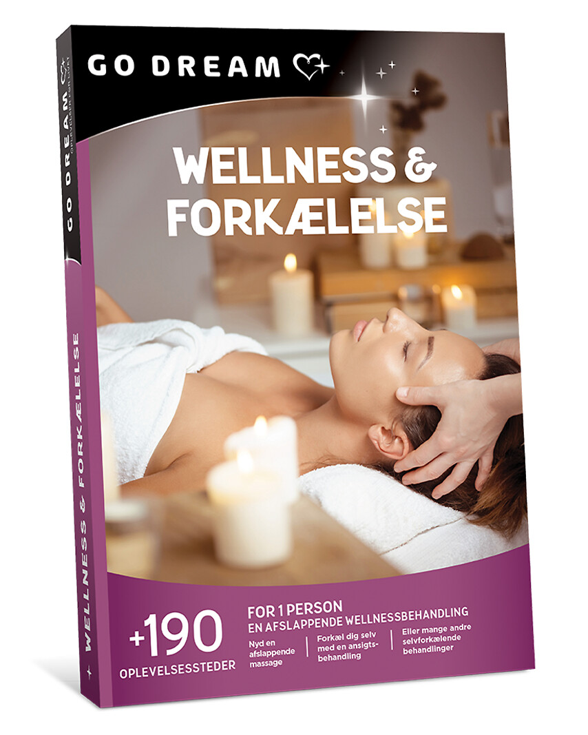 Go Dream WELLNESS & FORKÆLELSE- Oplevelsesgaver WELLNESS