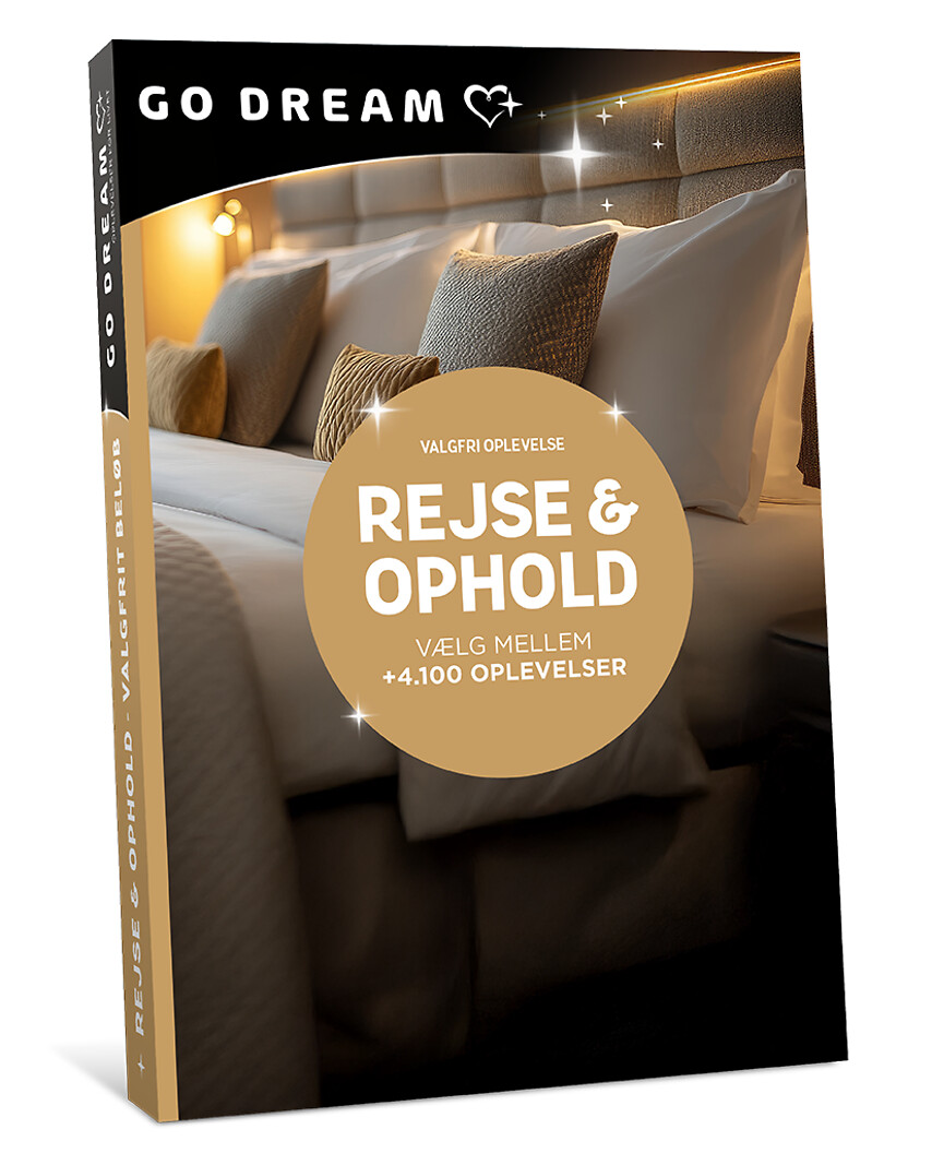 Go Dream VALGFRI OPLEVELSE - REJSE & OPHOLD, Oplevelsesgaver, STAY , Gavekort, Gaveidé Go Dream VALGFRI OPLEVELSE - REJSE & OPHOLD, Oplevelsesgaver, STAY , Gavekort, Gaveidé
