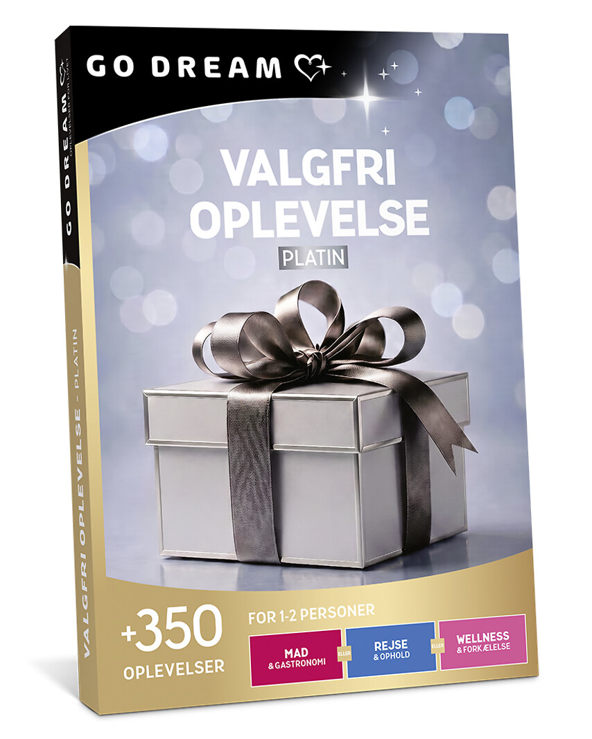 Go Dream VALGFRI OPLEVELSE - PLATIN, Oplevelsesgaver, MULTITHEMATIC , Gavekort, Gaveidé
